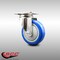 Service Caster 4 Inch 316SS Blue Polyurethane Wheel Swivel Top Plate Caster SCC-SS31620S414-PPUB-BLUE - alternate 4